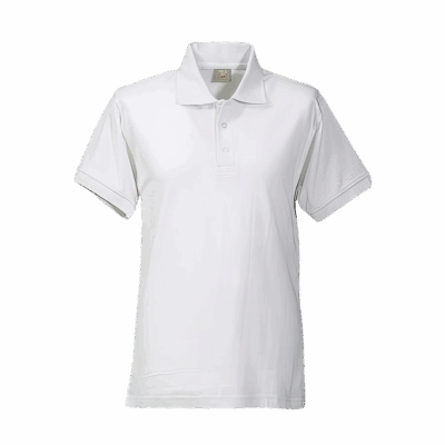 Polo-Shirt kurzarm Unisex Weiß