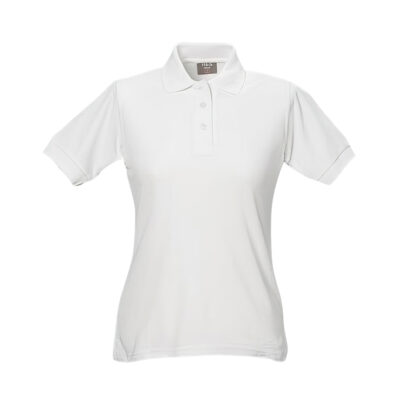 Polo-Shirt Kurzarm Damen Weiß (S-L)