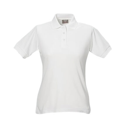 Polo-Shirt Kurzarm Damen Weiß (S-L)