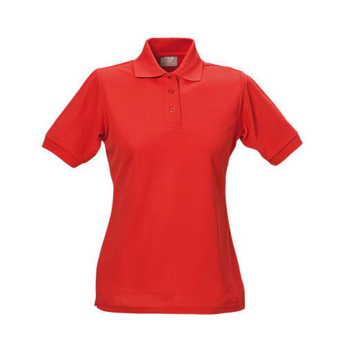 Polo-Shirt kurzarm Damen Rot (S-L)
