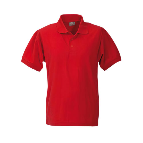 Polo-Shirt kurzarm Unisex Rot (S-L)