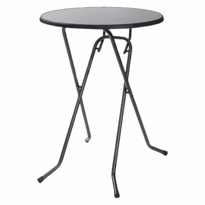 Stehtisch London 70 cm Schwarz