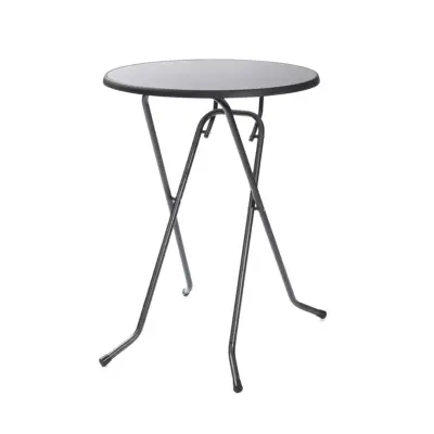 klappbar stehtisch schwarz