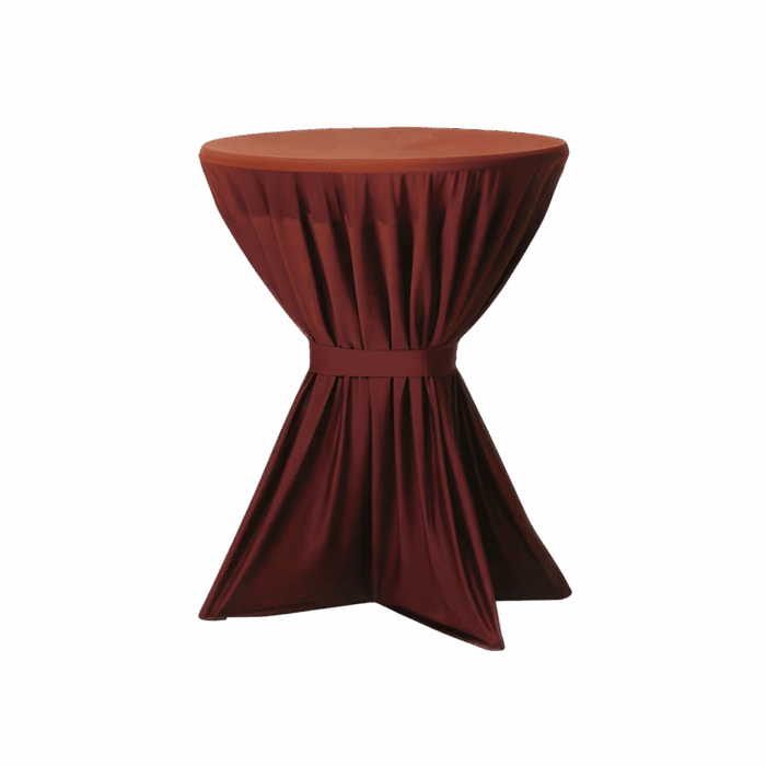Stehtischdecke Metro 80 cm Bordeaux