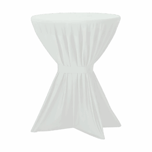 Stehtischdecken Metro 80 cm Weiß