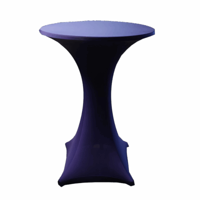 Stehtischhusse Blau