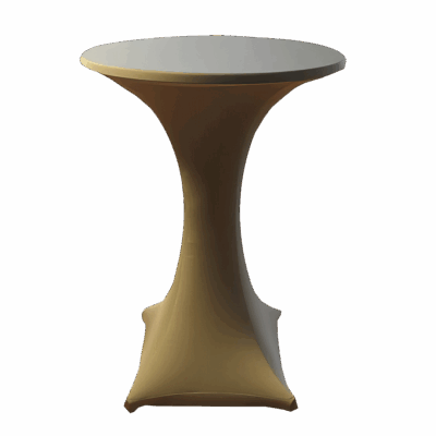 Stehtischhusse Braun