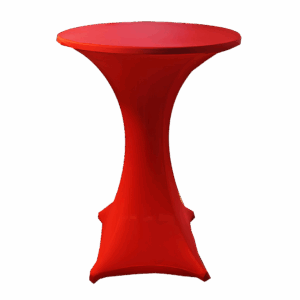Stehtischhusse Rot
