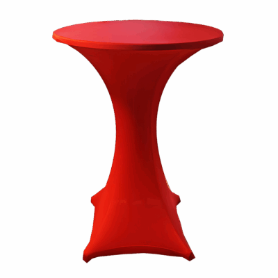 Stehtischhusse Rot