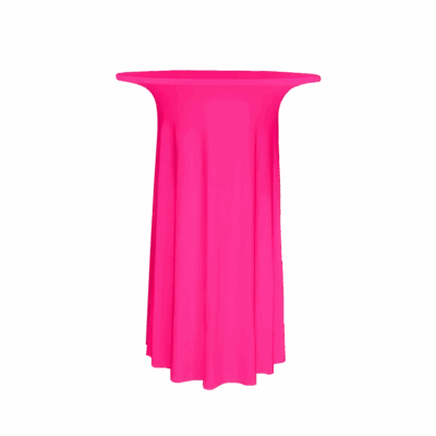 Stehtischhusse pink