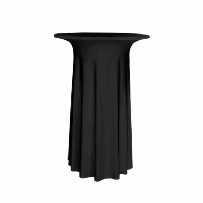 Stehtischhusse Schwarz B1