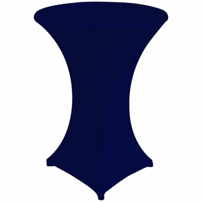 Stehtischhusse Stretch Zürich Blau