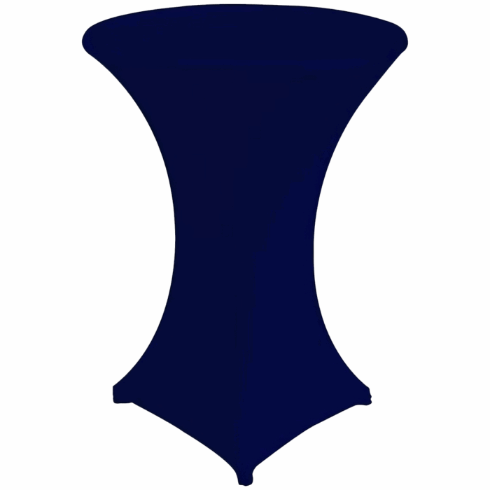 Stehtischhusse Stretch Zürich Blau