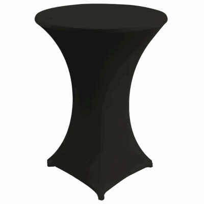 Stehtischhusse Schwarz