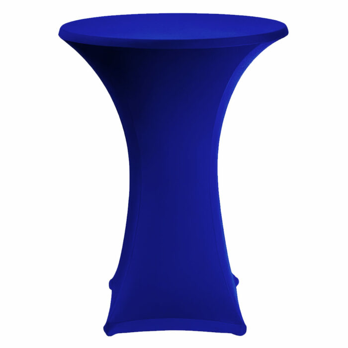 Stehtischhusse Stretch Zürich Blau B1