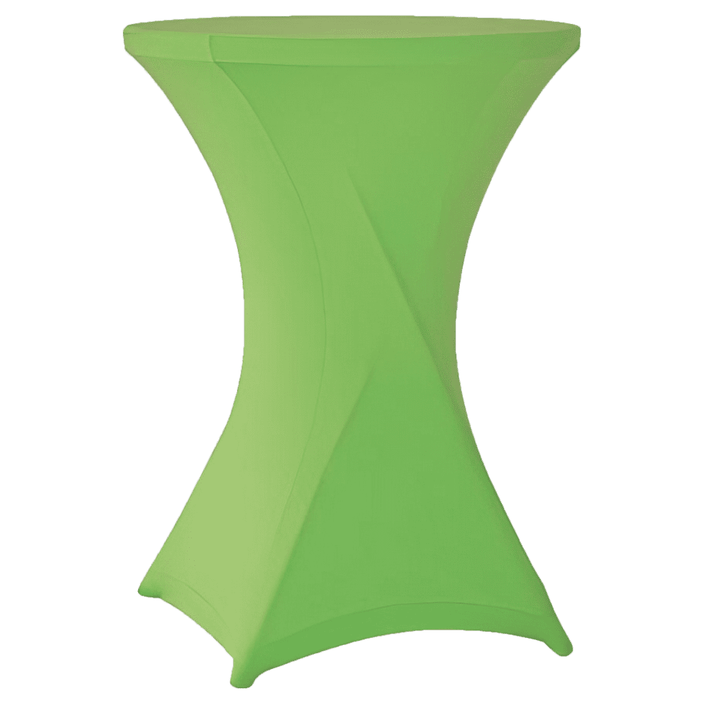 Stehtischhusse B1 60,70,80 cm Grün Stuttgart - schwer entflammbar
