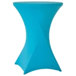 Stehtischhusse Stuttgart Türkis 80 cm
