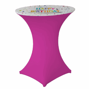 Stretchhaube Geburtstag Motiv 70-75 cm
