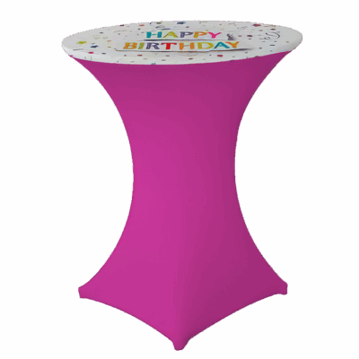 Stretchhaube Geburtstag Motiv 80-85 cm