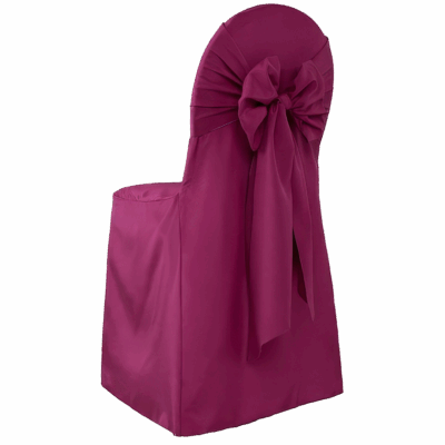 Stuhlhusse Milena Bordeaux 10er Pack