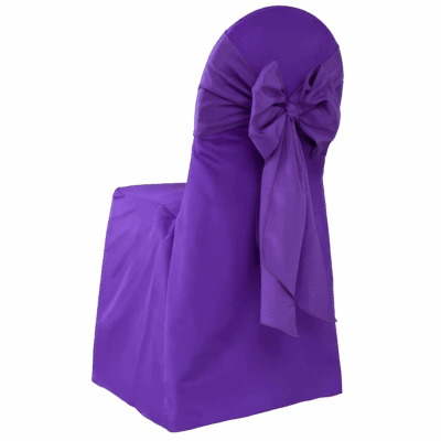 Stuhlhusse Milena Lila 10er Pack