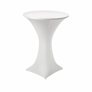 Stehtischhusse 60,70,80 cm Weiß Berlin