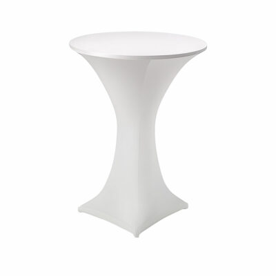 Stehtischhusse 60-80 cm Weiß
