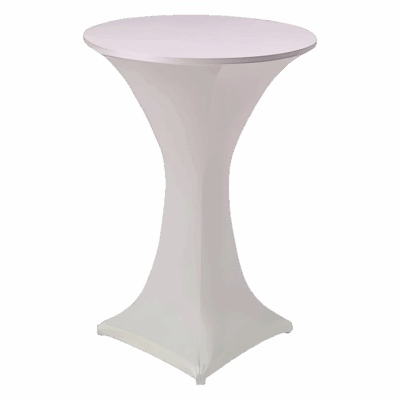stehtischhusse weiss