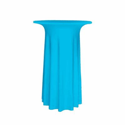 stehtischhusse türkis