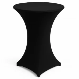 Stehtischhusse Stretch 60,70,80 cm Schwarz