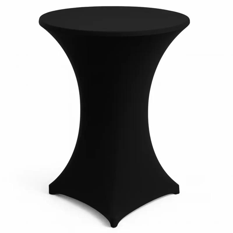 Stehtischhusse Stretch 60,70,80 cm Schwarz