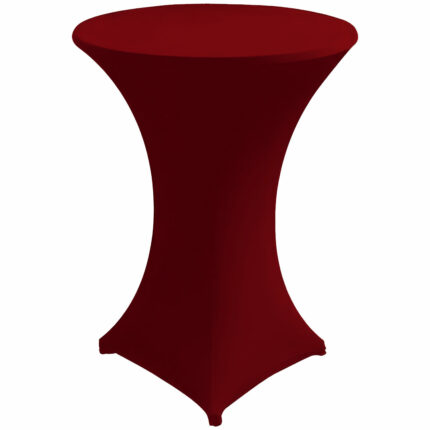Stehtischhusse Stretch Zürich Bordeaux B1