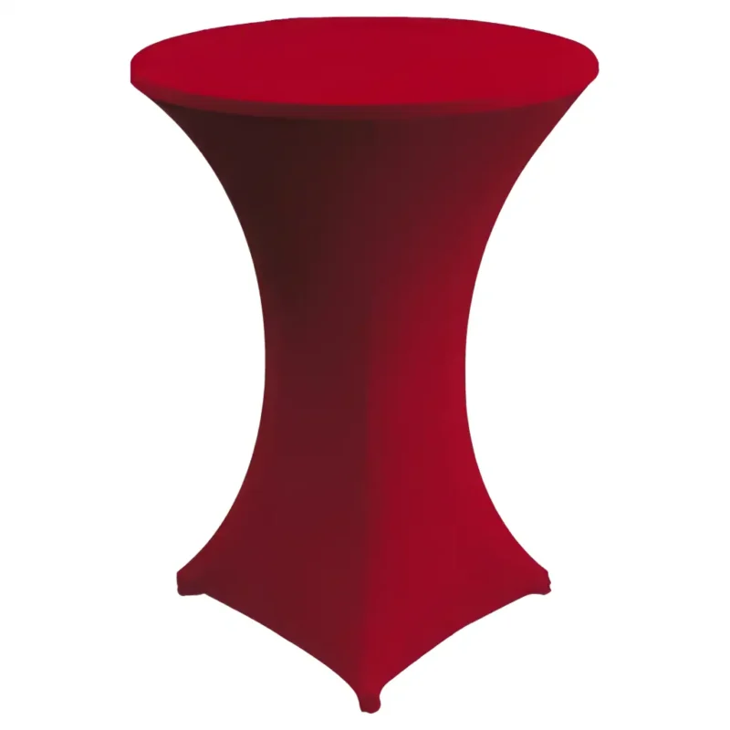 Stehtischhusse Stretch 60,70,80 cm Rot