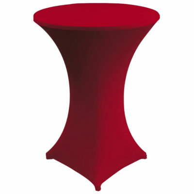 Stehtischhusse Stretch Zürich Rot B1