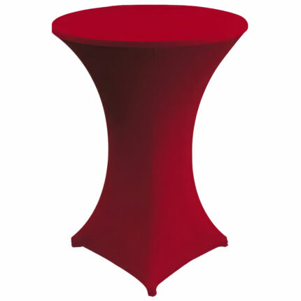 Stehtischhusse Stretch Zürich Rot B1