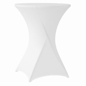 Stehtischhusse 60,70,80 cm Weiß Stuttgart