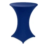 Stehtischhusse Stretch Blau