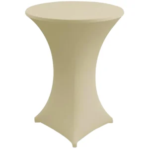 Stehtischhusse Stretch 60,70,80 cm Creme