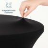 stehtischhussen elastic anthrazit