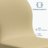 Stuhlhusse Creme