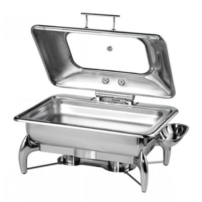 Chafing Dish mit Glasdeckel GN 1/1