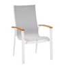 Terrassenstuhl Weiss Cavalese Stapelbar