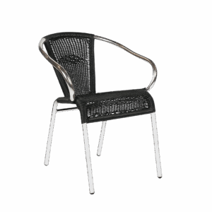 Terrassenstuhl Kannet Schwarz