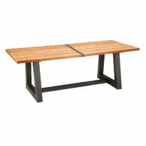 Tisch Campione Anthrazit/Teak 220 x 100 x 75,5 cm