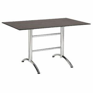 Tisch Firenze Silber/Ardesia 130 x 80 cm