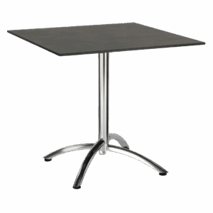 Tisch Firenze Silber/Ardesia 80 x 80 cm