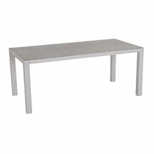 Tisch Houston Silber/Anthrazit 160 x 90 cm
