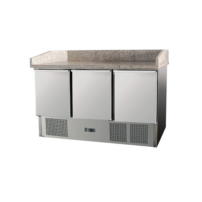 Saladette m. Granit Arbeitsfläche THPS903PZ