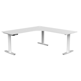 Steh-Sitztisch mit Anbautisch, 180x80x72