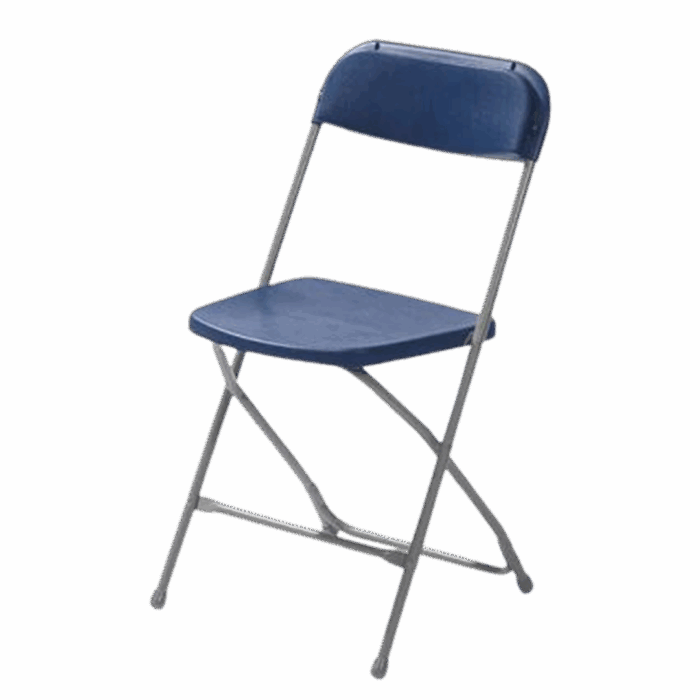 Klappstuhl blau